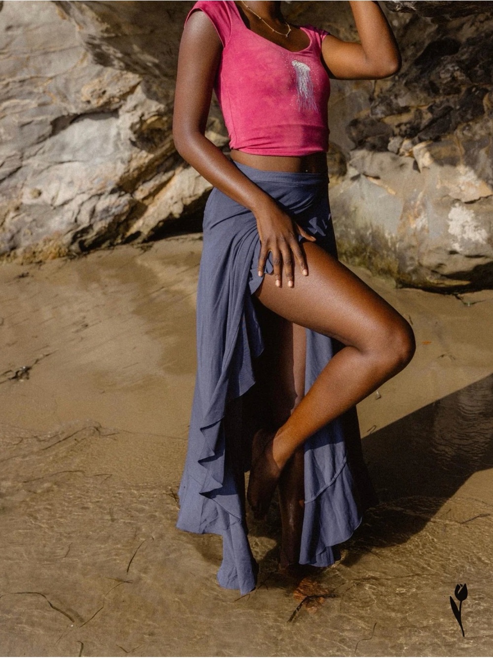 Purusha People Perennial Wave Maxi Skirt